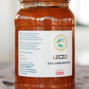 Leczo z kiełbasą baranią